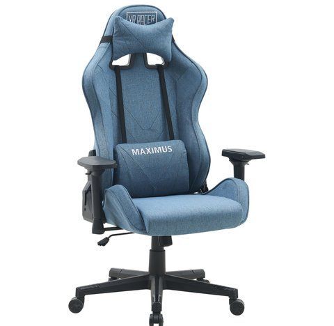 Комп'ютерне крісло VR Racer Textile Maximus AMF Синій-чорний фотографія