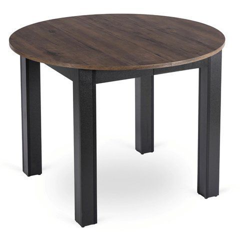 Стол раскладной круглый MEBEL ELITE HARRY 102(142)х102 см Орех фотография