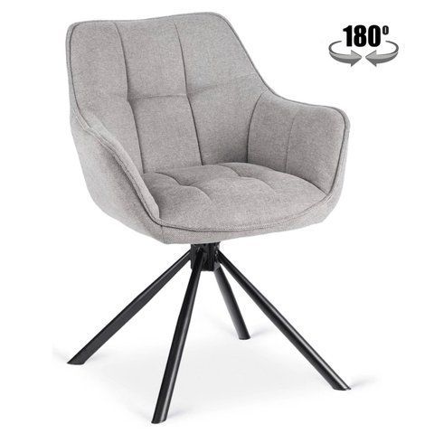 Стул поворотный MEBEL ELITE PEONY 2 Серый фотография