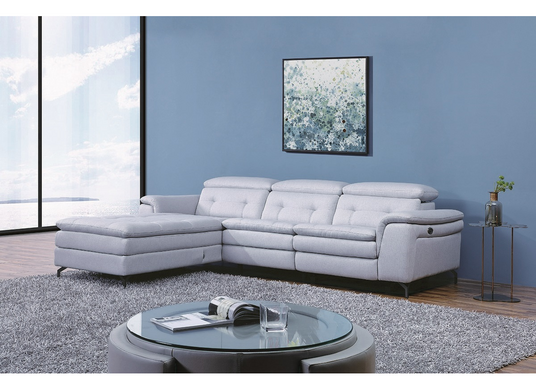 Софа-Реклайнер ДОМЕНІКО (R) Vetro Сірий фотографія