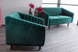 Софа ASPREY Velvet 2 Signal Зеленый **