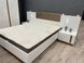 Тумби приліжкові з підсвіткою Perfect Home Арко / Arco з 4 шухлядами 2S/60 Білий глянець/дуб грандсон