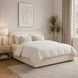 Ліжко двоспальне MEBEL ELITE BRISTOL 160x200 см Кремовий
