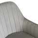 Стул офисный поворотный бархатный MEBEL ELITE TOM Velvet Серый