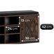 Тумба для обуви MEBEL ELITE ARYA 110 см рустикальный дуб/черный