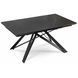 Стол раскладной MEBEL ELITE MAXIME 160(240)х91 см Черный мрамор