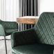 Стул бархатный MEBEL ELITE BRESSO Velvet Зеленый
