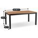 Стіл Розкладний обідній ARGOS MEBEL ELITE 140(180)х90 Дуб/чорний