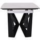 Стол раскладной Vincent black AMF 160(240)X90 сeramics Tatuario bianco