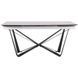 Стол раскладной Vincent black AMF 160(240)X90 сeramics Tatuario bianco