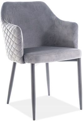 Крісло ASTOR Velvet Signal Сiре фотографія