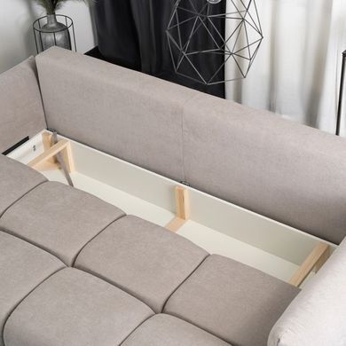 Диван MEBEL ELITE ALMA 245 см Сірий фотографія