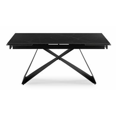 Стол раскладной MEBEL ELITE VICTOR 160(240)х90 см Черный мрамор фотография