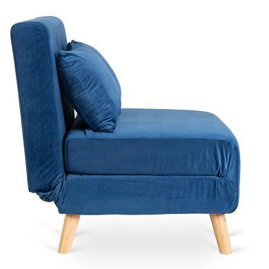 Диван розкладний MEBEL ELITE MARRY 2 Velvet Синій фотографія