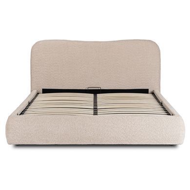 Кровать двуспальная MEBEL ELITE BRISTOL 160x200 см Беж фотография