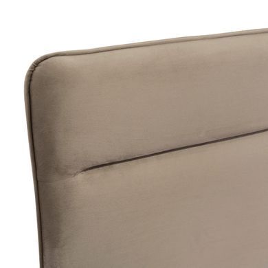 Ліжко двоспальне оксамитове MEBEL ELITE NICEAVelvet 160x200 см Беж фотографія