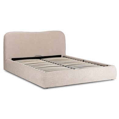Кровать двуспальная MEBEL ELITE BRISTOL 160x200 см Беж фотография