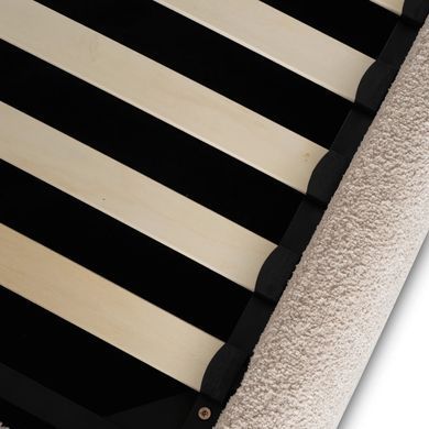 Кровать двуспальная MEBEL ELITE BRISTOL 160x200 см Беж фотография