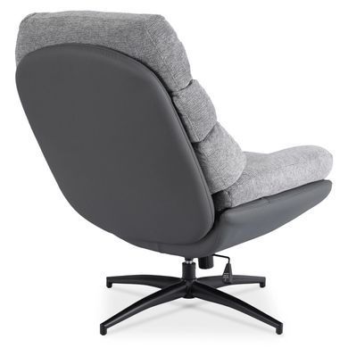 Крісло обертове MEBEL ELITE ASTURIA Сірий фотографія