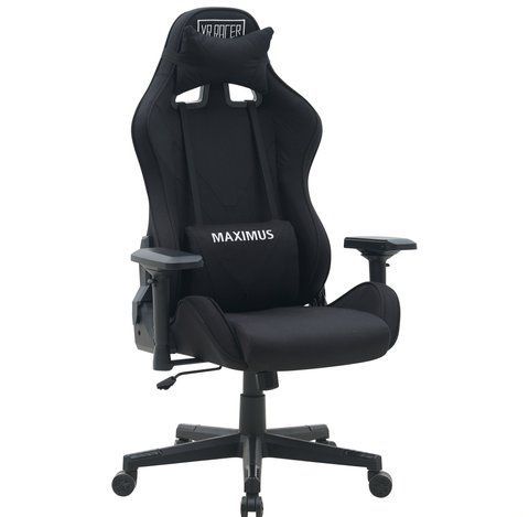 Комп'ютерне крісло VR Racer Textile Maximus AMF Чорний фотографія