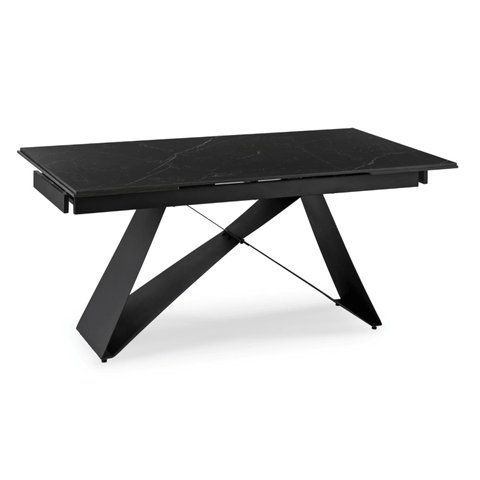 Стол раскладной MEBEL ELITE VICTOR 160(240)х90 см Черный мрамор фотография