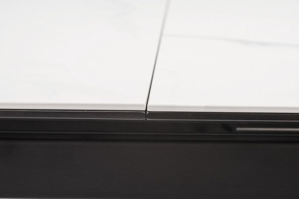 Стіл розкладний TML-870 Vetro 160(200)x90 Білий Мармур фотографія
