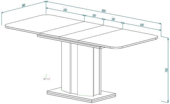 Стіл розкладний CRYSTAL D/S Intarsio 120(180)x80 стоун бейж/шовковий камінь фотографія
