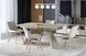 Стіл розкладний ARMANI Halmar 165(241)x90 Травертин/кашемір