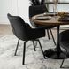Стілець поворотний оксамитовий MEBEL ELITE LUNA Velvet Чорний