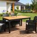 Стіл Розкладний обідній ARGOS MEBEL ELITE 160(210)х90 Дуб/чорний