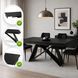 Стол раскладной MEBEL ELITE VICTOR 160(240)х90 см Черный мрамор