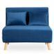 Диван розкладний MEBEL ELITE MARRY 2 Velvet Синій