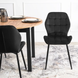 Стул бархатный MEBEL ELITE LUCKY Velvet, Черный