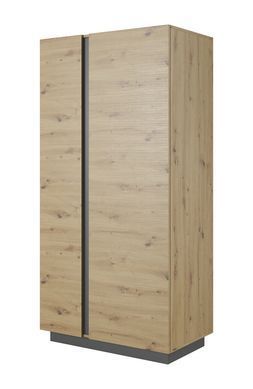 Шкаф для одежды Perfect Home Арко / Arco 2-дверный 2D/96 Дуб артизан/графит фотография