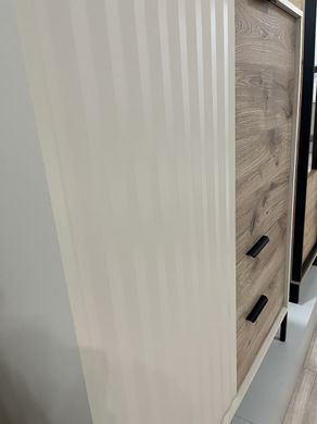 Комод высокий Perfect Home Рейв/Rave 2-дверный с 2 ​​ящиками 2D2S/104 Беж/викинг фотография