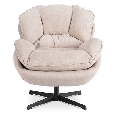 Крісло обертове MEBEL ELITE ROSA Крем фотографія