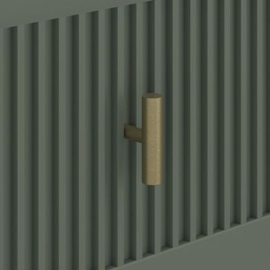 ТВ Тумба MEBEL ELITE MARCOS 155 Зеленый/Золото фотография