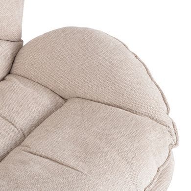 Крісло обертове MEBEL ELITE ROSA Крем фотографія