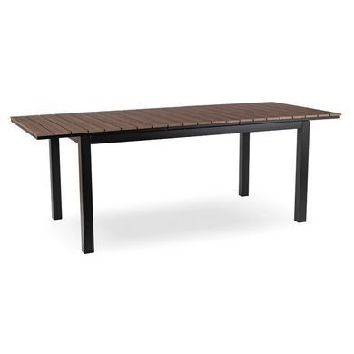 Стіл Розкладний обідній ARGOS MEBEL ELITE 160(210)х90 Горіх/чорний фотографія