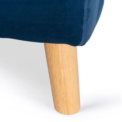 Кресло раскладное MEBEL ELITE MARRY Velvet Синий фотография
