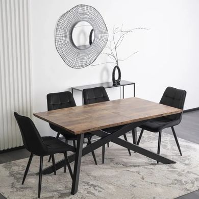 Стол раскладной MEBEL ELITE HAMILTON 160(200)х90 Дуб рустик фотография