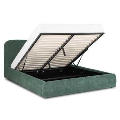 Кровать двуспальная MEBEL ELITE BRISTOL 160x200 см Зеленый фотография