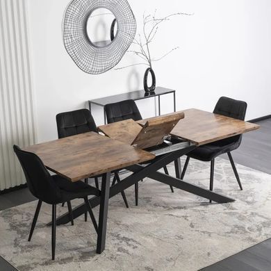 Стол раскладной MEBEL ELITE HAMILTON 160(200)х90 Дуб рустик фотография