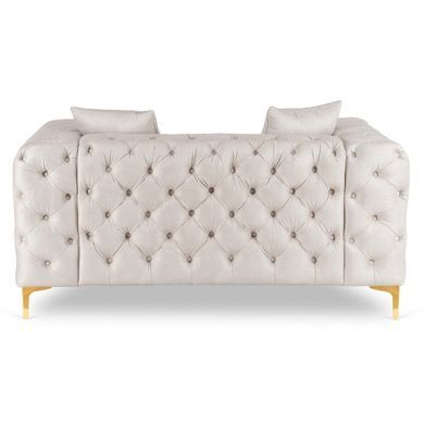 Диван MEBEL ELITE SORRENTO 2S Кремовое фотография