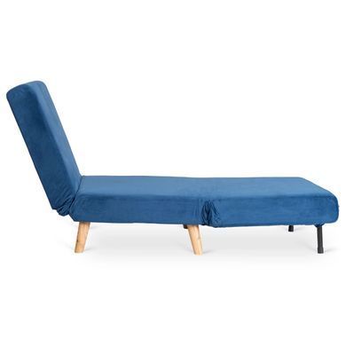 Кресло раскладное MEBEL ELITE MARRY Velvet Синий фотография