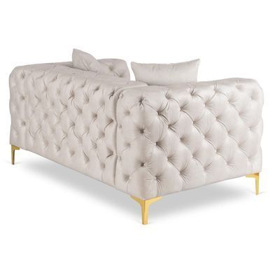 Диван MEBEL ELITE SORRENTO 2S Кремовое фотография