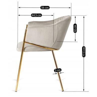 Стул MEBEL ELITE INNES Серый фотография