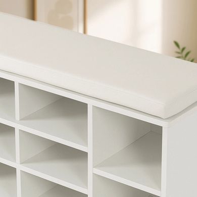 Тумба для взуття MEBEL ELITE AXEL 104 см білий фотографія