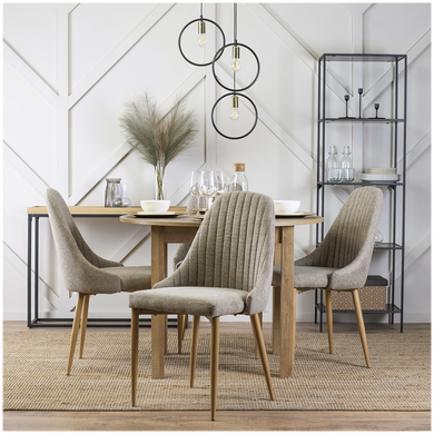 Стул MEBEL ELITE TORINO ткань Бежевый фотография