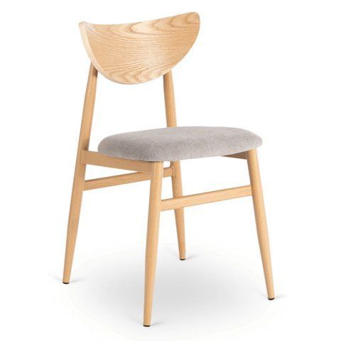 Стілець MEBEL ELITE BRAGA Дуб/Сірий фотографія